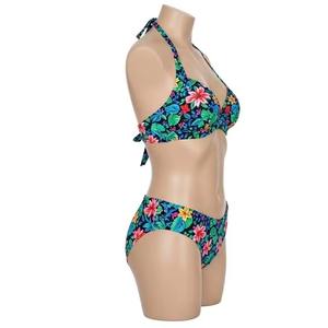 Nuevo Conjunto de Bikini con Estampado a Cuadros de Dos Piezas de Secado Rápido y Transpirable con Tirantes en V, Ajuste Cómodo para Mujer, Proveedor Mayorista OEM - Product Image 5