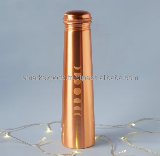 Smarkexports Pure Copper Water Bottle 1000ml for Improved Wellness