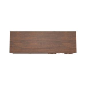 Teak Buffet Sideboard with Dual Cabinet Doors, Smooth Front <b>Drawers</b>, and Spacious Interior Shelving for <b>Organized</b> Storage Needs - Product Image 4
