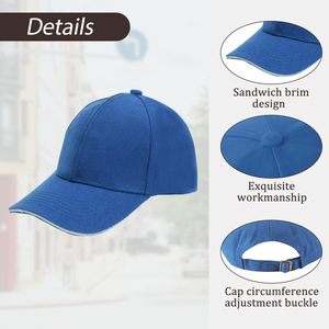 RIFAT SPORTS WEAR Gorra de Béisbol Bordada Personalizada Unisex Azul de 6 Paneles Ajustable 100% Algodón con Estampado Animal para las Cuatro Estaciones - Product Image 5