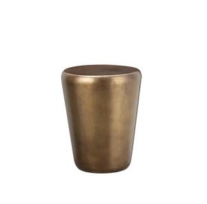 โต๊ะข้างโลหะสไตล์ร่วมสมัยพร้อมท็อปหินอ่อนและขาเหล็กแข็งแรงสำหรับการตกแต่งห้องนั่งเล่นอย่างมีระดับ - Product Image 1