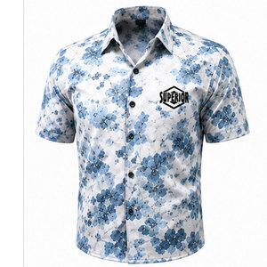 Camisa de Hombre de Lujo con Botones, Estampado Digital de Alta Resolución y Material Transpirable y Cómodo - Product Image 1