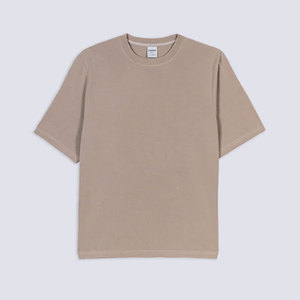 T-shirt décontracté en jersey de coton pour homme, à manches courtes, col rond, coupe classique, couleur unie - Product Image 5