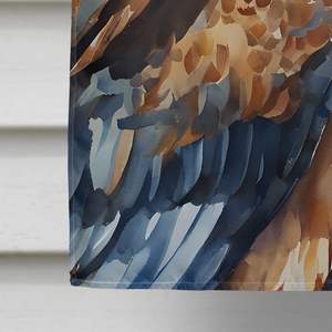 Hawk, poste de manga grande para porche, cartel decorativo para patio, obra de arte, Bandera de Casa de poliéster Multicolor, tamaño de casa, colgante de pared - Product Image 4