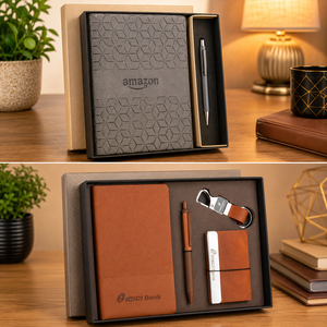 Set de Regalo Empresarial Personalizado con Logotipo, Cuaderno de Cuero PU, Bolígrafo y Etiqueta para Equipaje, Obsequio Promocional para Oficina y Escuela - Product Image 6
