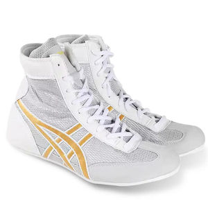 รองเท้ามวยปล้ำผู้ชายขายดี คุณภาพระดับมืออาชีพ รับทำโลโก้ น้ำหนักเบา หนังแท้ สีสันปรับแต่งได้ สำหรับฤดูร้อนและฤดูหนาว - Product Image 5