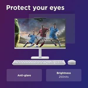 A100 Silver Intel N100 23.8" FHD (1920x1080) 3-Side Edgeless All in One <b>Desktop</b> (8GB/512GB SSD/Win11/MS Office 2024 - Product Image 3