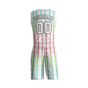 Maillots de basket sans manches à impression numérique, grande taille, respirants et antibactériens pour équipes de basket - Product Image 2