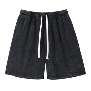 กางเกงขาสั้นสตรีทแวร์ผู้ชายขายดี น้ำหนักเบา แห้งเร็ว ระบายอากาศได้ดี พิมพ์โลโก้ได้ตามต้องการ ลายเรียบ สไตล์ไฮสตรีท - Product Image 4