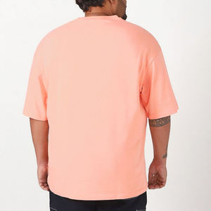 Custom <b>Logo</b> Oversized T-shirt for Men Breathable Cotton Heavyweight Streetwear Casual Oversized Tee Shirts - Product Image 2