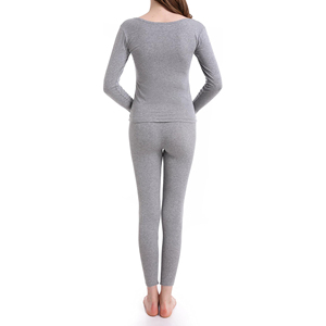Ensemble de sous-vêtements longs pour femmes de haute qualité, vêtements chauds d'hiver, respirants, en pur coton, ensemble thermique 2 pièces - Product Image 6