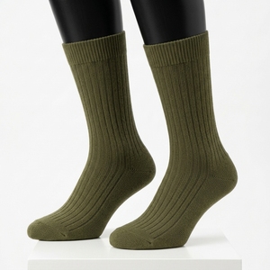 Chaussettes de sport respirantes avec logo personnalisé, tissu respirant, évacuation de l'humidité, chaussettes chaudes pour le sport - Product Image 1