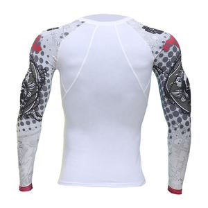Camiseta de compresión de manga larga para hombre con estampado por sublimación, de secado rápido, para deportes, BJJ, MMA. - Product Image 5