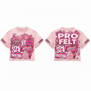 Camiseta Corta de Algodón 100% con Hombros Caídos, Diseño de Logotipo Personalizado, Nueva Colección, Estilo Urbano Moderno, Impresión Puff, MOQ Bajo - Product Image 6