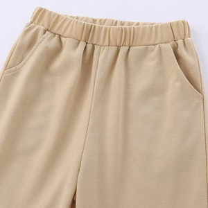 Personnalisez votre ensemble sweat à capuche et pantalon long en molleton de coton respirant pour enfants, idéal pour l'automne - Product Image 4