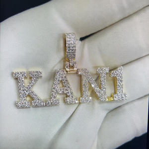 Customizable Rose Gold Diamond Pendant KAN1 VVS Clarity Custom Design Hip Hop Fine Jewelry RB GEMS THG IGI Certified Star Shape - Product Image 5