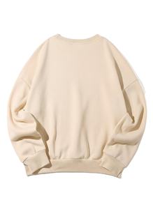 เสื้อฮู้ดซิปโอเวอร์ไซส์สไตล์วินเทจแนวสตรีทแวร์ รุ่น 2026 สำหรับฤดูหนาว ทรงปกติ สีพื้น ผ้าฟลีซ ซิปยาวทั้งตัว ย้อมสีแบบ Garment Dyed ปักลาย - Product Image 3