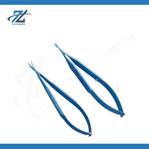 Micro-ciseaux chirurgicaux TC Castroviejo 12 cm en carbure de tungstène, outil de microchirurgie de haute précision, instruments chirurgicaux - Product Image 4