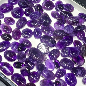 Natural Amethyst Cabochons Lot Wholesale Amethyst Gemstones Lot For Jewelry Making - Product Image 6