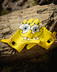 Gants de football américain en silicone XORTS Sponge Bob pour jeunes, personnalisés, pour hommes, avec fermeture auto-agrippante, doigts entiers, ultra-adhérents, sport - Product Image 3