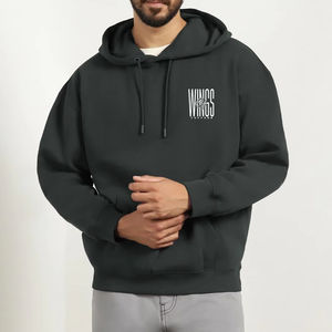 เสื้อฮู้ดดี้ผู้ชายไซส์ใหญ่ยอดนิยม แบรนด์เสื้อผ้าสั่งทำโลโก้ได้ สไตล์สตรีทแวร์สำหรับผู้ชาย ผ้าหนา เสื้อฮู้ดดี้ผู้ชายไซส์ใหญ่ - Product Image 1