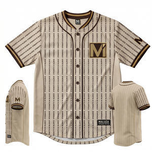 Camiseta de béisbol profesional sublimada, ropa deportiva personalizada para equipos, moda urbana, MALUZA INDUSTRIES, ropa deportiva premium. - Product Image 1