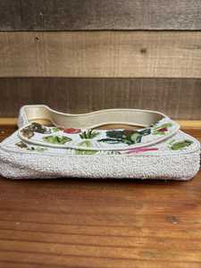 Handmade <b>Rectangular</b> Purse With Floral Embroidery Textile Craft - Product Image 1