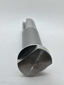 Eje de transmisión de acero mecanizado CNC de alta precisión personalizado con chavetero y brida para aplicación en válvulas - Product Image 4