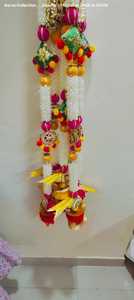 Toran de Lona con Cuentas y Diseño Floral Art Deco Tradicional, con Diseño de Loro Colgante, para Decoración del Hogar en Diwali, Bodas, Cumpleaños y Eventos Naturales - Product Image 4