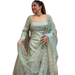 Kitty speciale africano <span class=keywords><strong>Party</strong></span> And Function <span class=keywords><strong>Wear</strong></span> Top e Sharara <span class=keywords><strong>Salwar</strong></span> con Set Dupatta abbinato da Surat