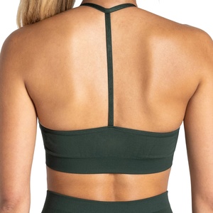 Soutien-gorge de sport de haute qualité, logo personnalisé, soutien-gorge de fitness à deux bandes pour femmes, vente en gros, OEM, soutien-gorge de sport personnalisé pour femmes - Product Image 3