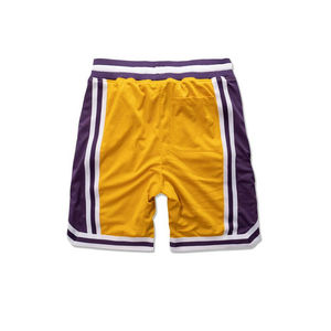 Nouvel Arrivage Short de Sport Unisexe en Maille 100% Polyester pour Homme, Taille Élastique, Style Trous de Riz, Poches Zippées, OEM - Product Image 6