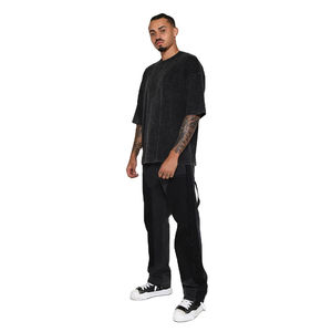 <b>Men</b> Slim Fit T Shirt <b>Stretch</b> Cotton Short Sleeve Casual Tee Comfortable Stylish Top for Daily and Streetwear Use - Product Image 3