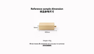 Porta Cigarros Moderno Bold Blossom en Oro Cepillado, Diseño de Barra, Duradero, Seguro, Ecológico, Modelo BB00342, Tipo Pulsera - Product Image 2