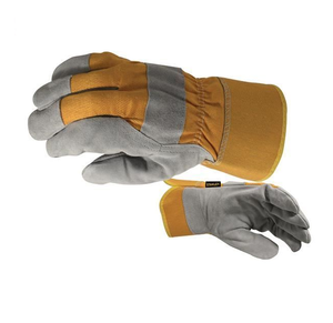 Gants de travail en cuir de vachette de qualité supérieure, taille XL, blancs, pour la construction, fabriqués au Canada - Product Image 2