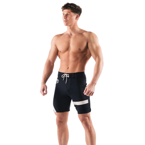 Shorts de bain pour hommes Aztec à séchage rapide, extensibles, design color block athlétique pour le surf, la plage, la natation, les sports nautiques OEM ODM - Product Image 6