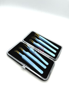Pince à cils isolante pour volume, marque privée, à pointe en fibre, pour extensions de cils - Product Image 6