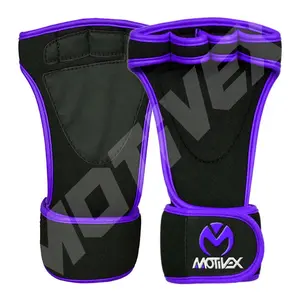 MOTIVEX 2024 Non-Slip Power Lifting Grip Pads Cross fit Gloves, Training Custom Fitness Wrist & Palm Protection Grip Pads