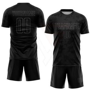 Conjunto de Uniforme de Fútbol Transpirable, Camiseta y Pantalones Cortos de Fútbol, Ropa Deportiva de Diseño Personalizado para Clubes, Proveedor OEM para Entrenamiento - Product Image 2
