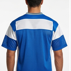 100% Polyester respirant imprimé par transfert thermique de haute qualité à prix abordable, unisexe, football américain, service OEM, vente en gros - Product Image 6