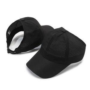 Gorra de béisbol de malla transpirable, ajustable, unisex, de color sólido, informal, para exteriores, para primavera y verano, para adultos - Product Image 2