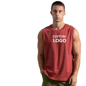 Spring and Summer <b>Men's</b> Crew Neck T-shirt Thin Seamless <b>Vest</b> 2026 Base Shirt Casual Sleeveless Loose Sports tank Top T-shirt - Product Image 6