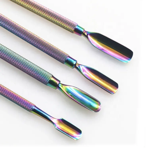 Juego Profesional de Empujadores de Cutículas de Acero Inoxidable de Alta Calidad con Mango Antideslizante para Salón de Manicura, Herramienta de Eliminación de Cutículas con Mandíbula Ancha - Product Image 4