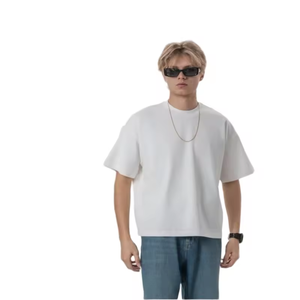 Custom Letter Print Oversized <b>Black</b> <b>T</b>-<b>Shirt</b> With Contrast White <b>Long</b> <b>Sleeve</b> Men's Casual Jersey Fit O-Neck - Product Image 2