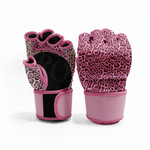 Gants de combat MMA à demi-doigts, dernière conception, pour entraînement, grappling, respirants, protection contre les chocs, fitness, gym, en cuir véritable - Product Image 3
