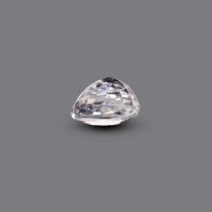 High Quality 4.05 Carat Oval White Zircon Loose Gemstone for Fine Jewelry - Product Image 3