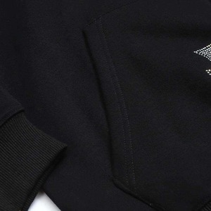 Sudadera con Capucha Extra Grande de Invierno de Alta Calidad con Pedrería Personalizada para Hombre - Product Image 3