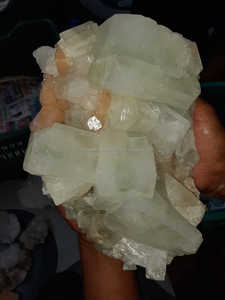 Venta al por mayor natural zeolita racimo apofilita minerales curación cristal cuarzo piedra semipreciosa artesanías de la India - Product Image 6