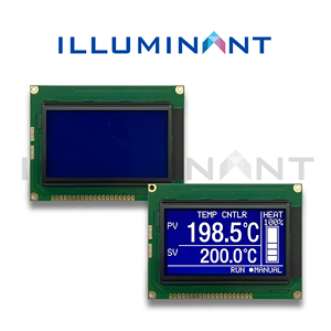 โมดูลจอ LCD แบบโมโนชนิด Transflective ขนาด 2.9 นิ้ว STN Negative Blue ความละเอียด 128x64 แบบกราฟิก  ความสว่าง 250 nits  ตำแหน่งขั้วต่อแบบ COB ที่ตำแหน่ง 6 นาฬิกา - Product Image 6