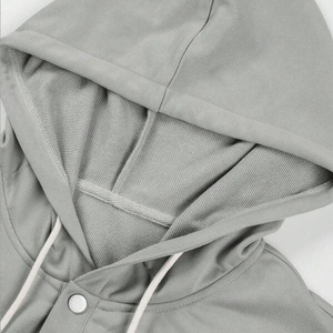 Novedad 2026 Sudadera Oversize de Algodón Grueso con Cuello Redondo, Bordado de Logotipo Personalizado, Tejido de Felpa Francesa - Product Image 3